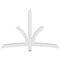Ekena Millwork Davenport Architectural Grade PVC Gable Bracket, 72"W x 48"H x 4"D x 4"F, 16/12 Pitch GBP072X48X0404DAV00 - alternate 4